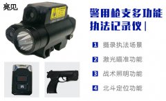 亮見警用槍械多功能執(zhí)法記錄儀，有效防止槍械盜用